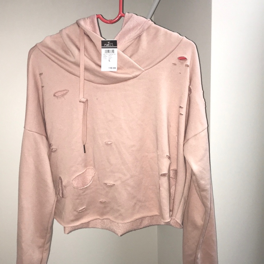 Cropped hoodie